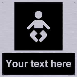 Custom information: black panel baby change